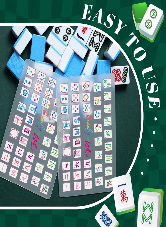 Seenelling 2 Pcs Mahjong Tile Mixer Shuffler for Mixing and Shuffling Tiles Plastic Mahjong Accessories Gifts for Lovers Playing Game (Latest Style) - Image 3
